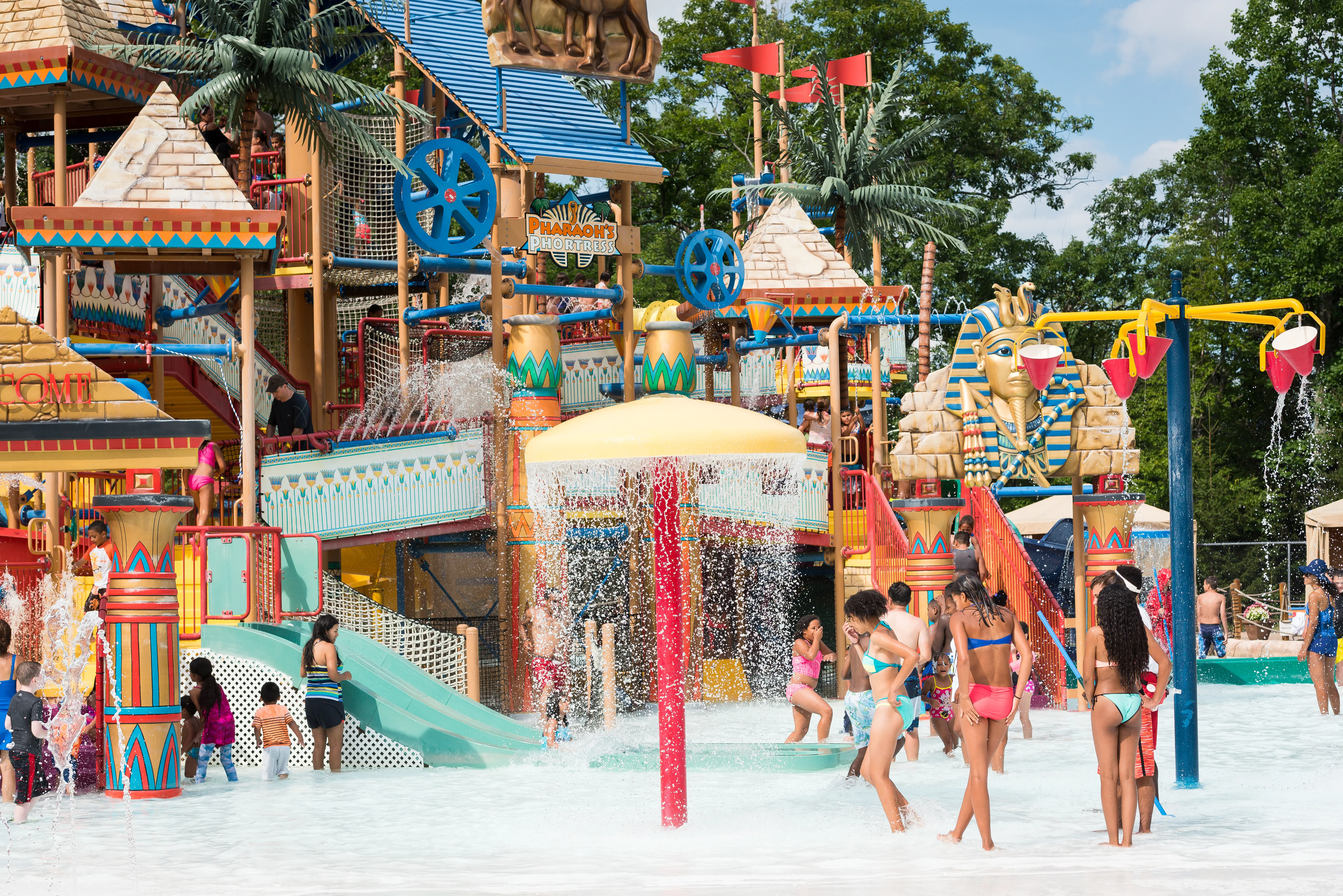 Outdoor Water Slides, Rides & Activities