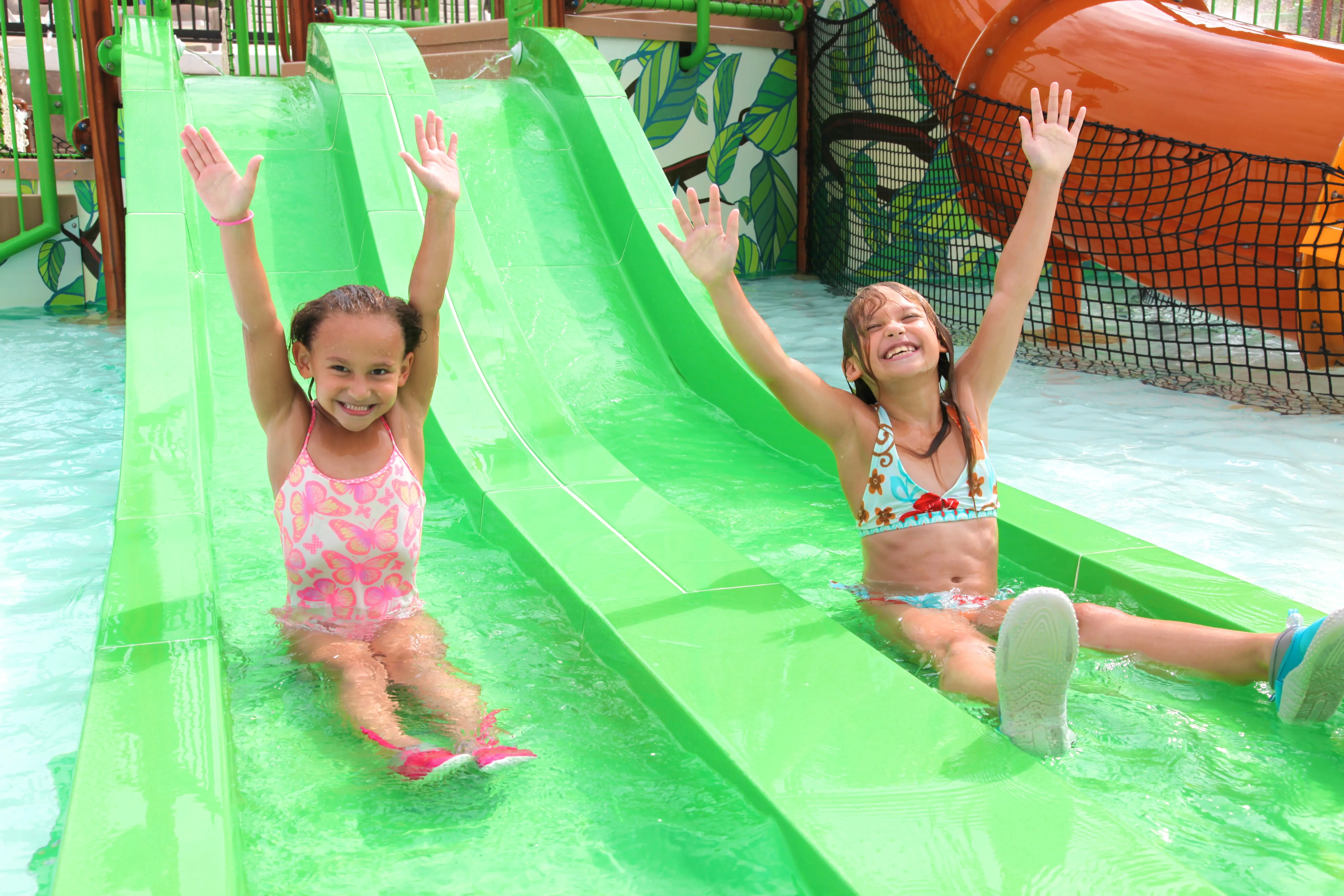 Outdoor Water Slides, Rides & Activities