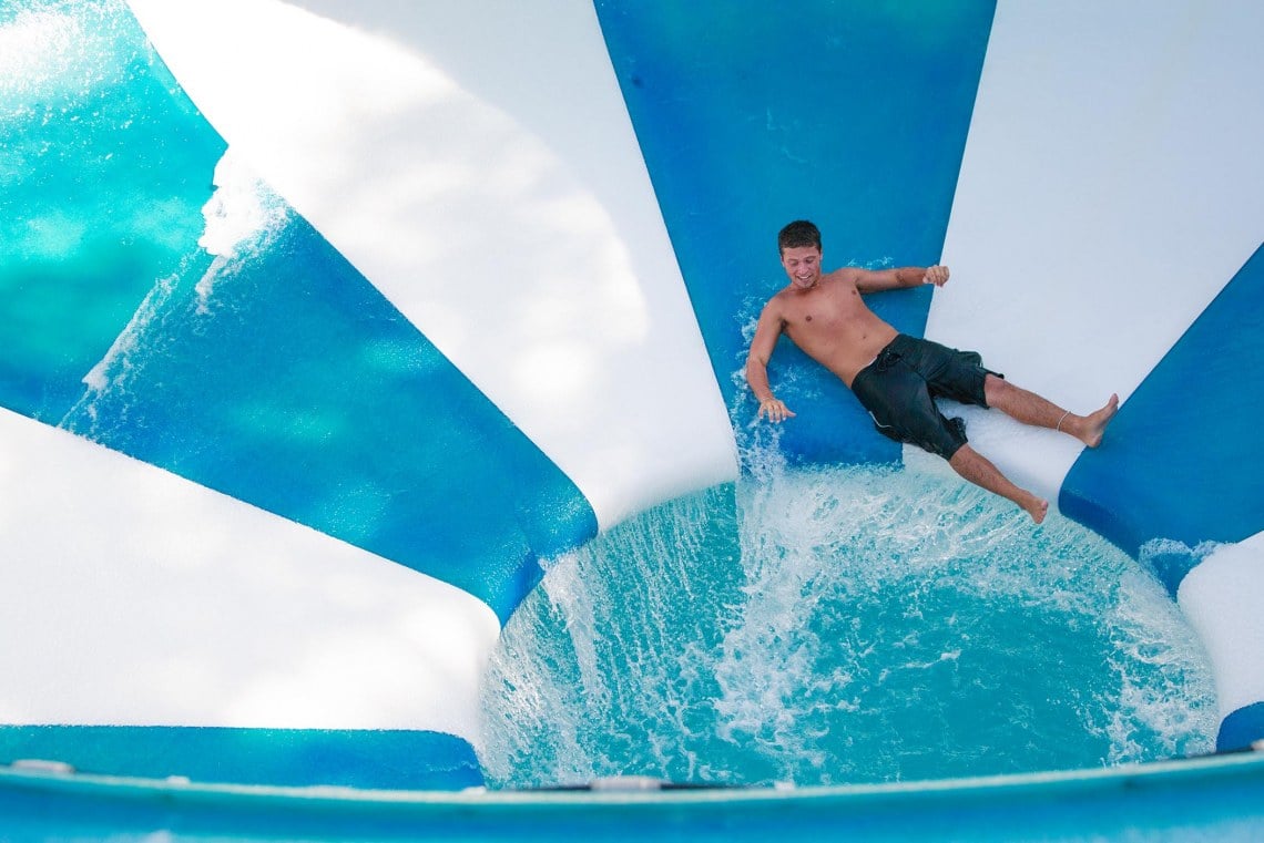 toilet bowl water slide